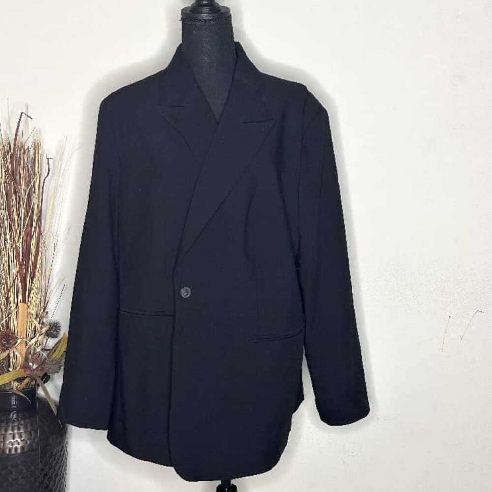 Asos Box Black Blazer